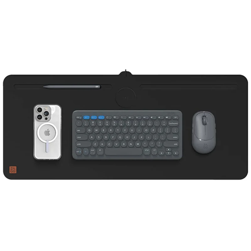 Desk Mat with Wireless Charging