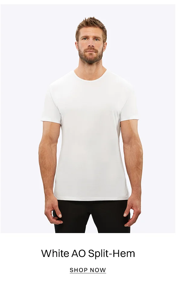 White AO Split-Hem