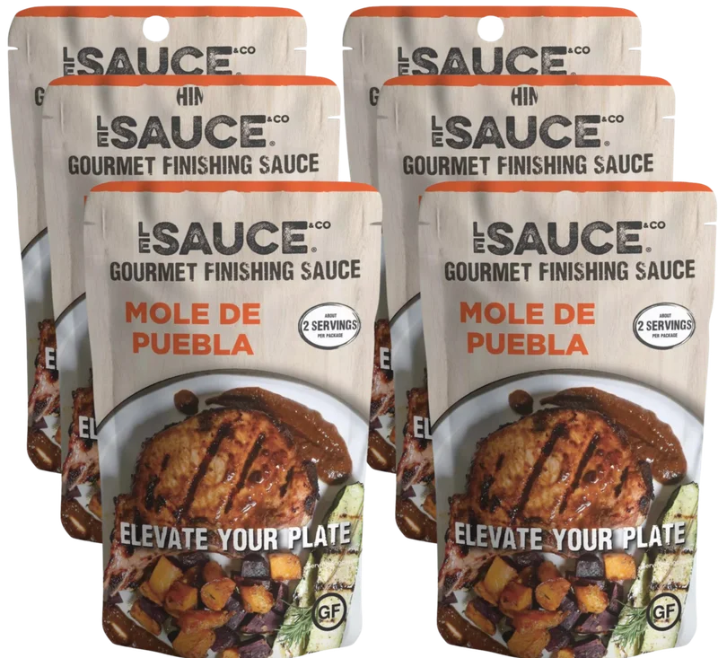 Image of LOW INVENTORY<br>Le Sauce & Co Mole De Puebla Sauce (6 Pack)