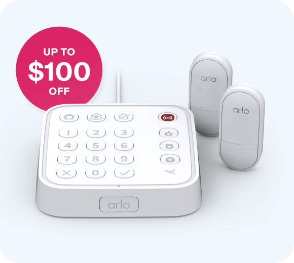 Up to $100 off. Arlo Home Security System.