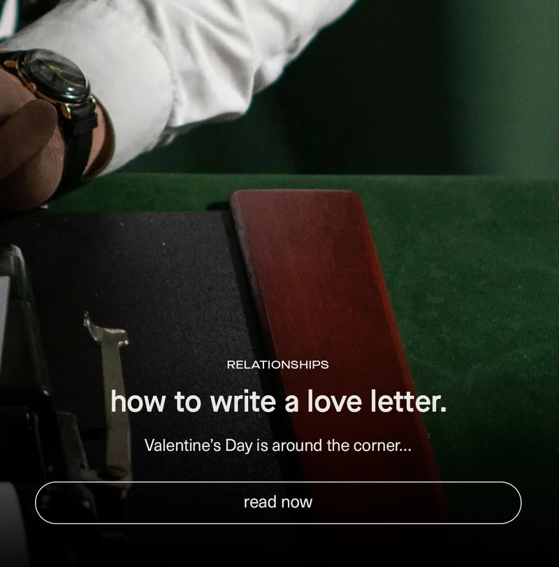 how to write a love letter
