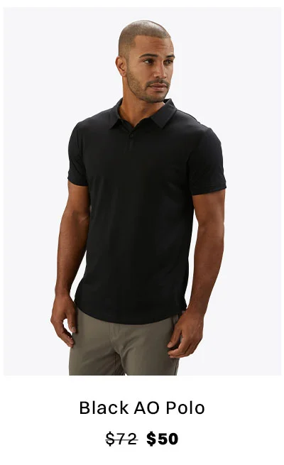 Black AO Polo