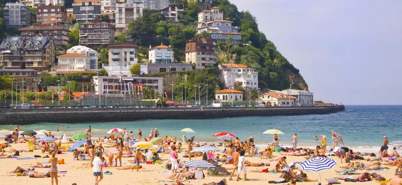 Ondarreta Beach at San Sebastian