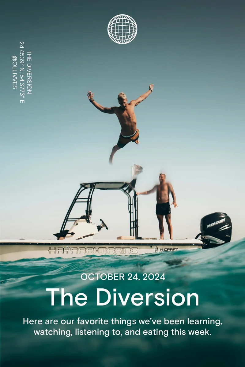 Western Rise: October 24, 2024 - The Diversion - Here are our favorite things we’ve been learning, watching, listening to, and eating this week.Western Rise: July 11, 2024 - The Diversion - Here are our favorite things we’ve been learning, watching, listening to, and eating this week.