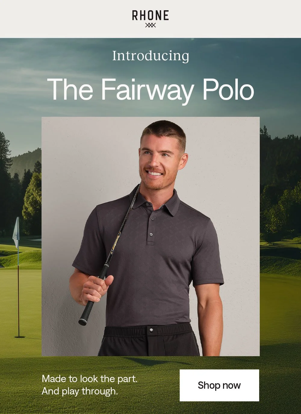 RHONE: Shop the new Fairway Polo