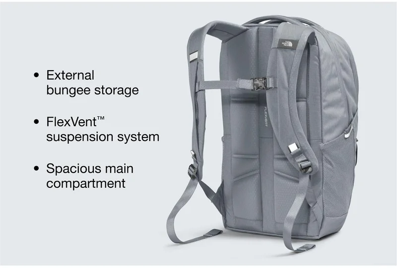 External  bungee storage - FlexVent™ suspension system - Spacious main compartment