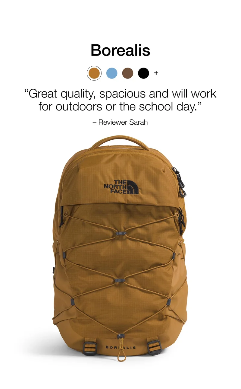Borealis "Great quality, spacious and will work for outdoors or the school day. - Reviewer Sarah