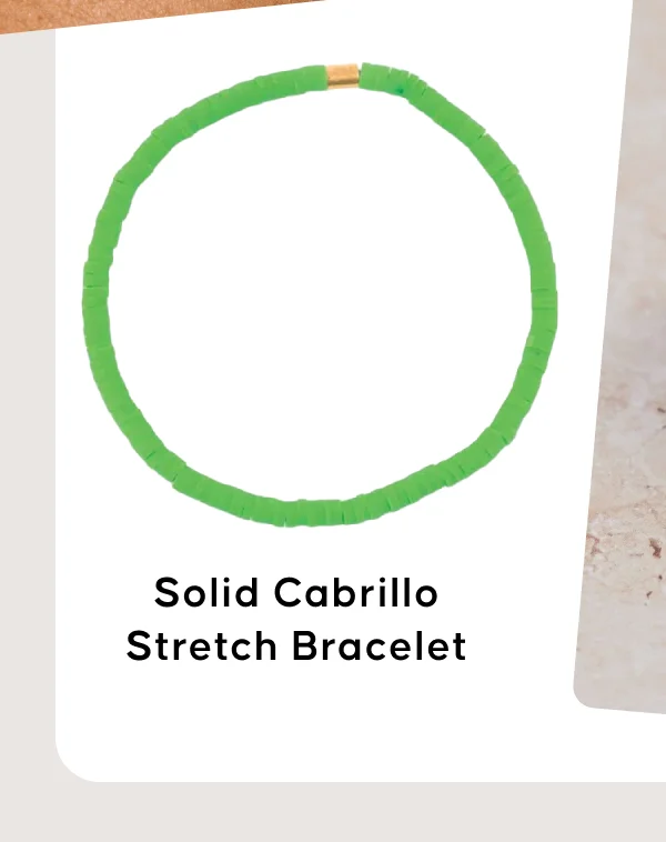 Solid Cabrillo Stretch Bracelet