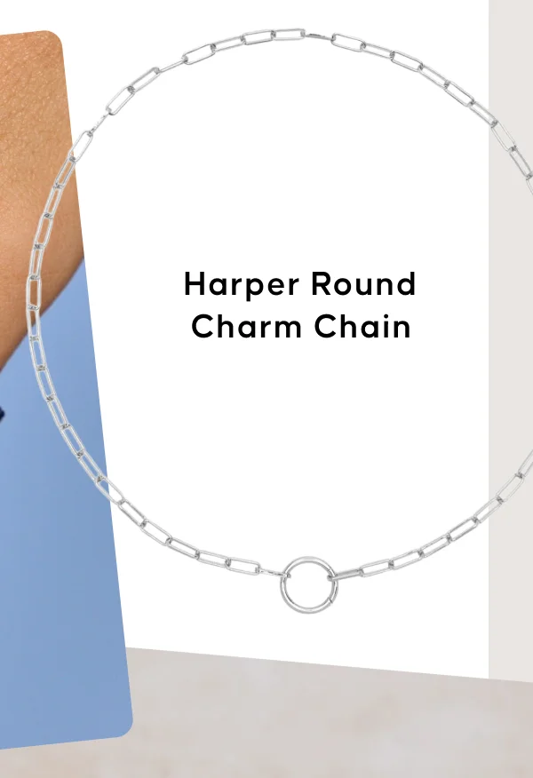 Harper Round Charm Chain