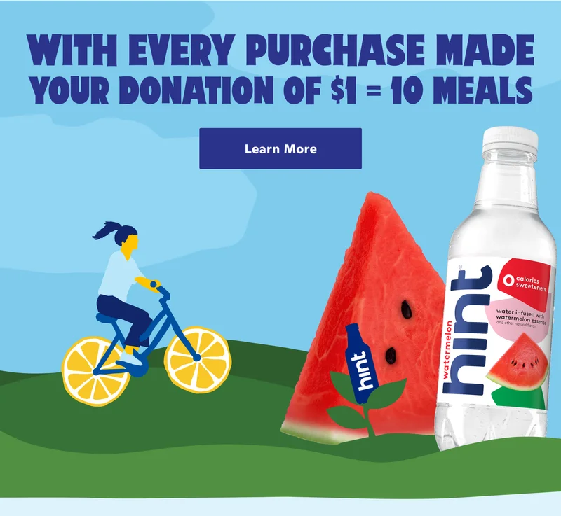 With every purchase made your donation of $1 = 10 meals