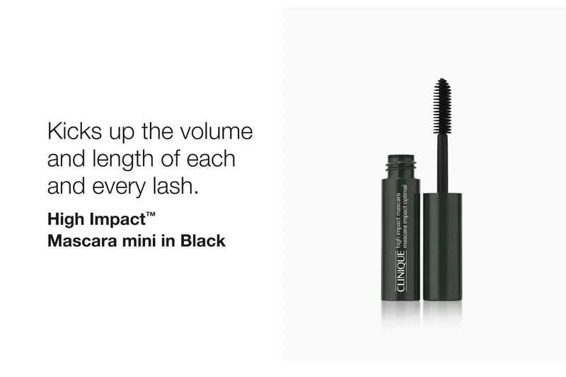 Kicks up the volume and length of each and every lash. | High Impact™  Mascara mini in Black