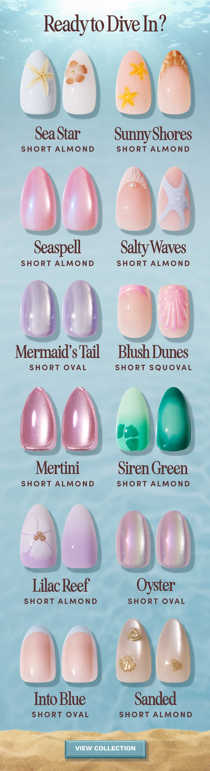 We are revealing our new Siren's Cove Collection!