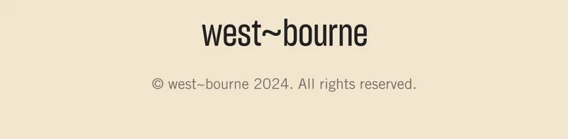 west~bourne 2024. All rights reserved.