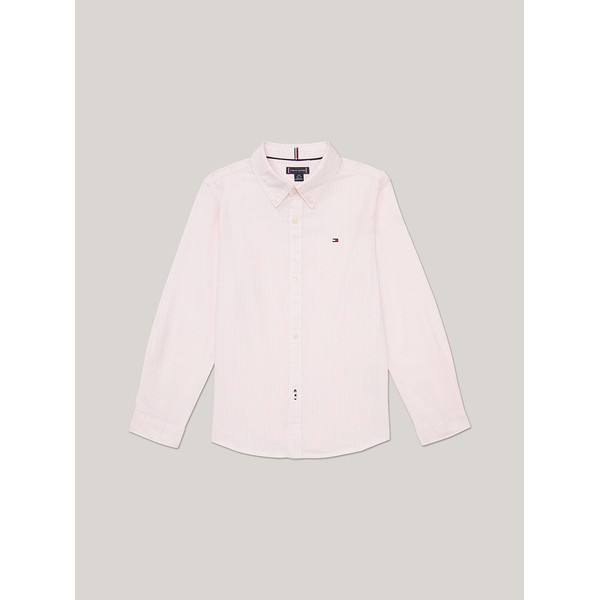 Kids' Stripe Stretch Oxford Shirt