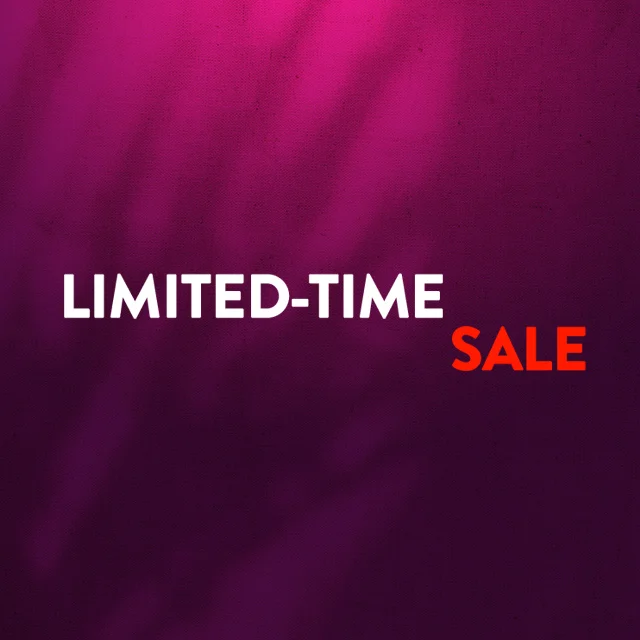Limited-time sale.