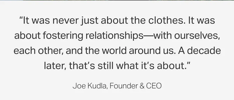 "It was never just about the clothes."