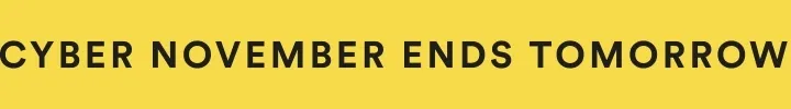 cyber november ends tomorrow