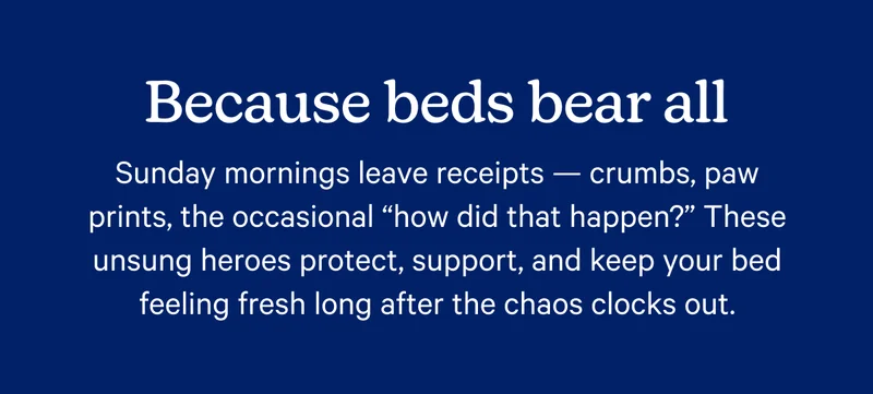 Becasue beds bear all