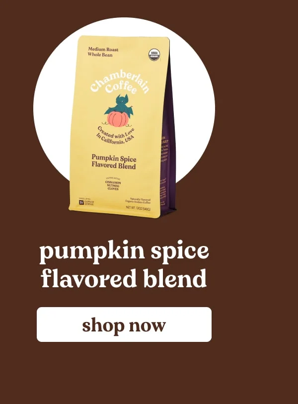 pumpkin spice flavored blend