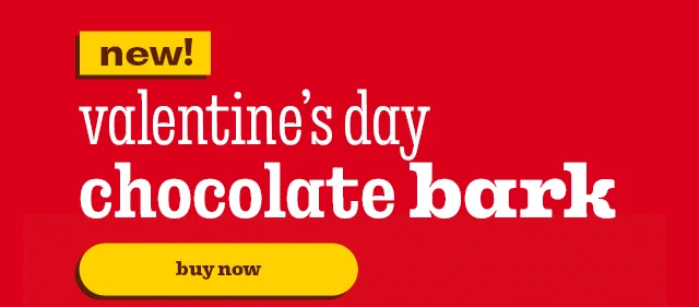 NEW VALENTINE'S DAY CHOCOLATE BARK