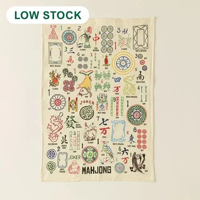 Mahjong Tea Towel
