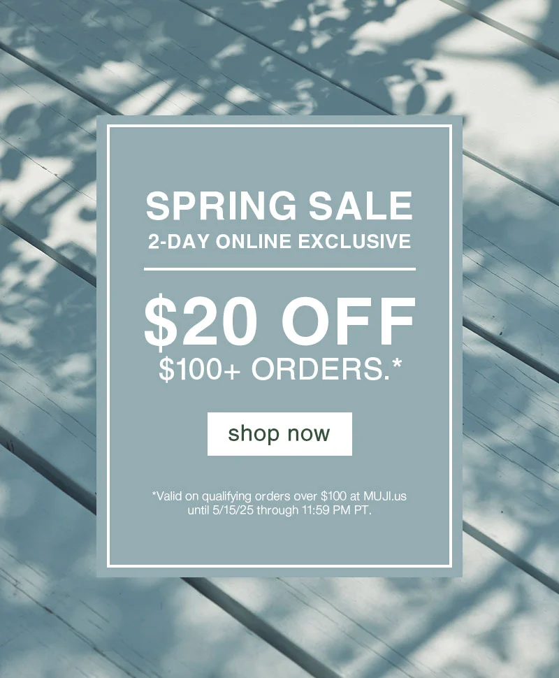 Spring Sale 2-Day Online Exclusive $20 OFF $100+ Orders