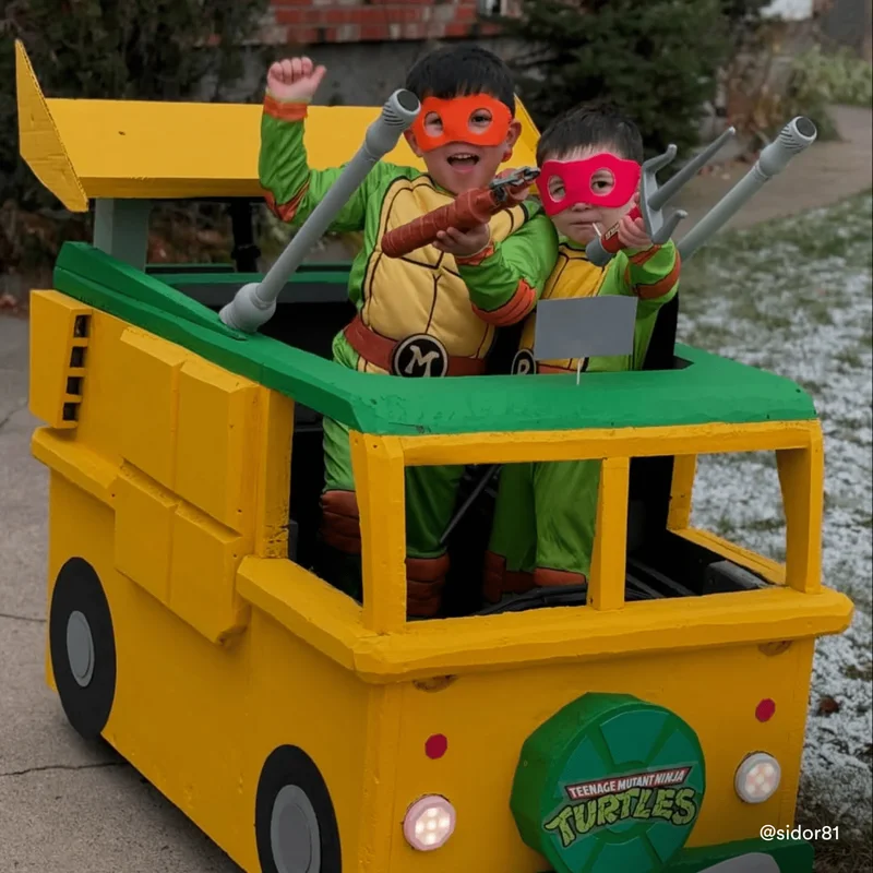 teenage mutant ninja turtle van