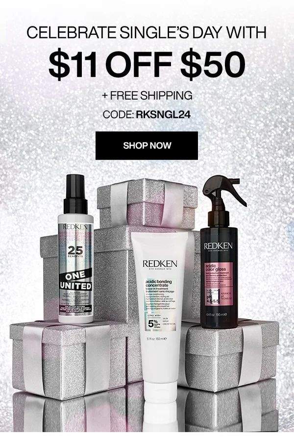 celebrate singles day with $11 off $50