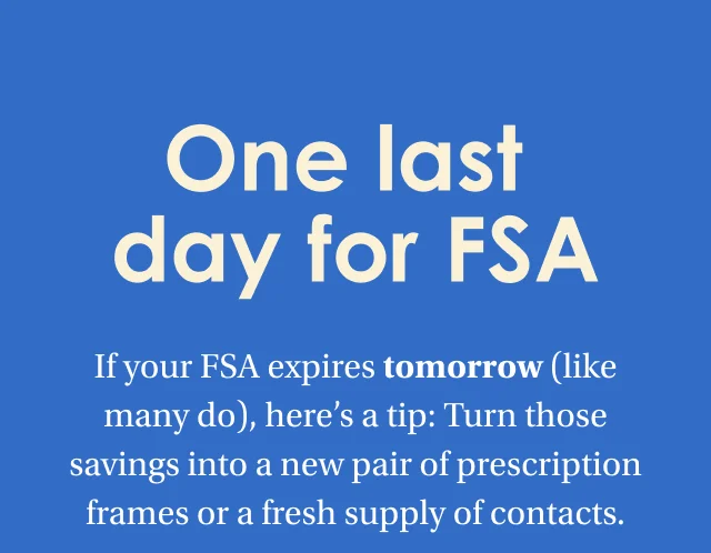 One last day for FSA