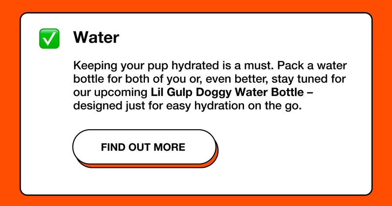 Little Gulp Doggy Water Bottle