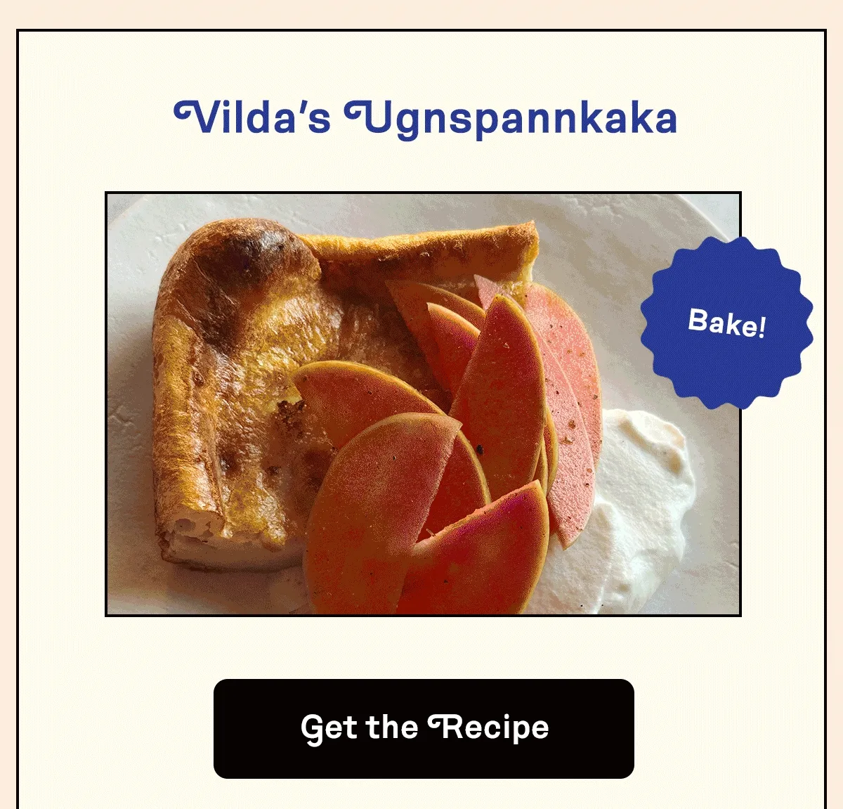 Vilda’s Ugnspannkaka