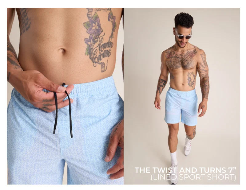 LIned Sport Short: The Twist and Turns 7"