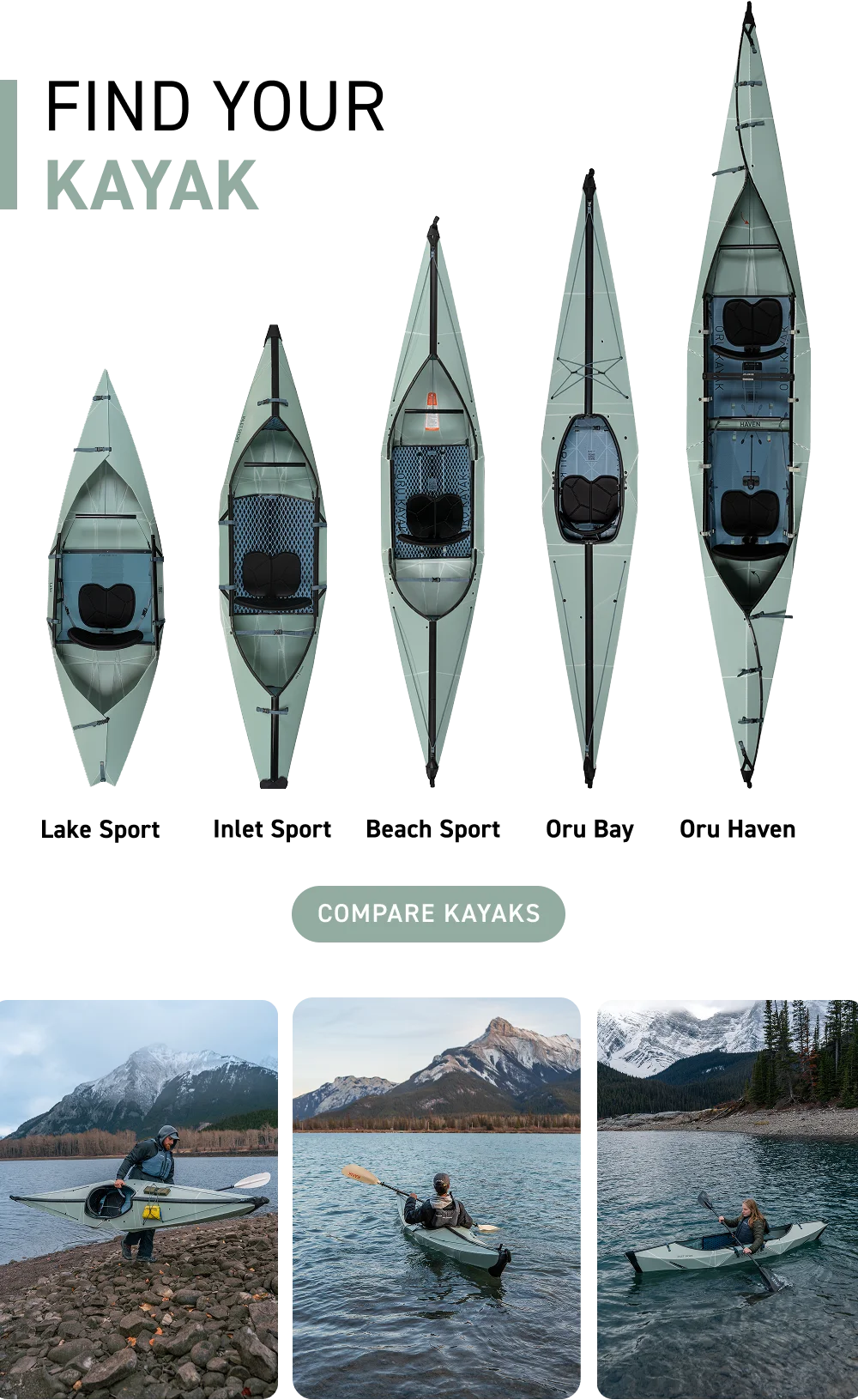 Find your kayak