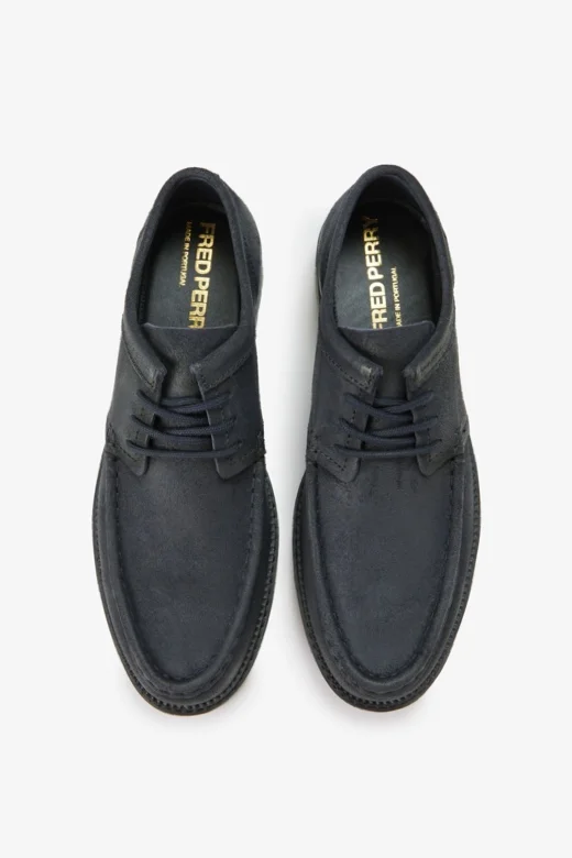 Fred Perry Kenney Low Waxed Suede Shoes