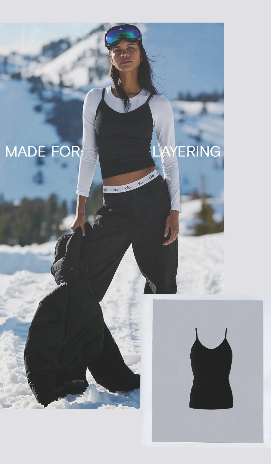 Made for layering. Seamless Winter Warm Plush Tank