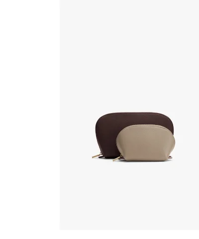 Travel Case Set Cocoa/ Pebble