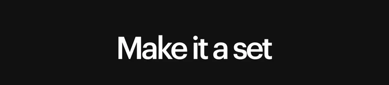 Make it a set