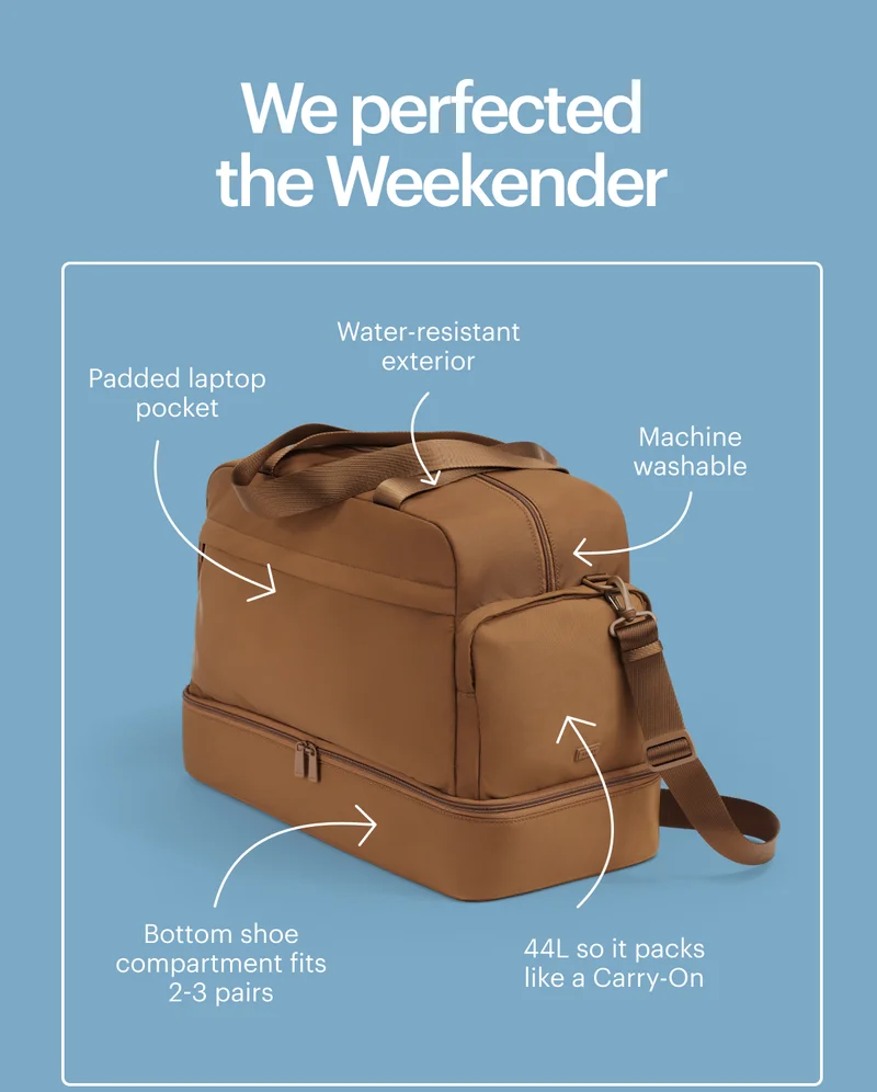 We perfected the Weekender