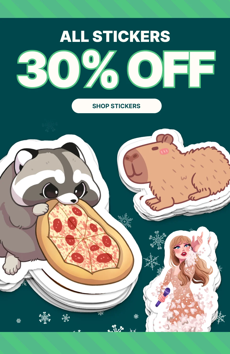 30% off stickers