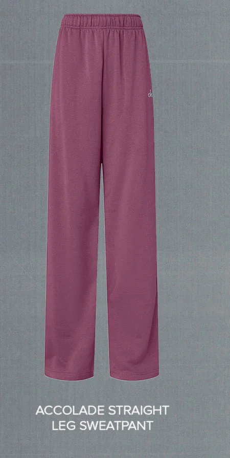 ACCOLADE STRAIGHT LEG SWEATPANT