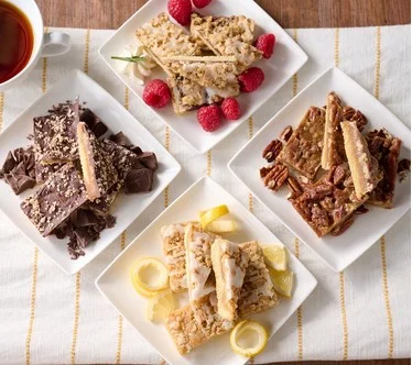Ethel's Baking 16 Scratch Made Fruit & Nut Dessert Bars in (4) Trays