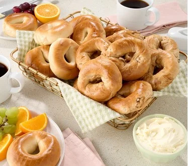 Just Bagels (24) 2oz NYC Mini Bagels In Choice of Flavors