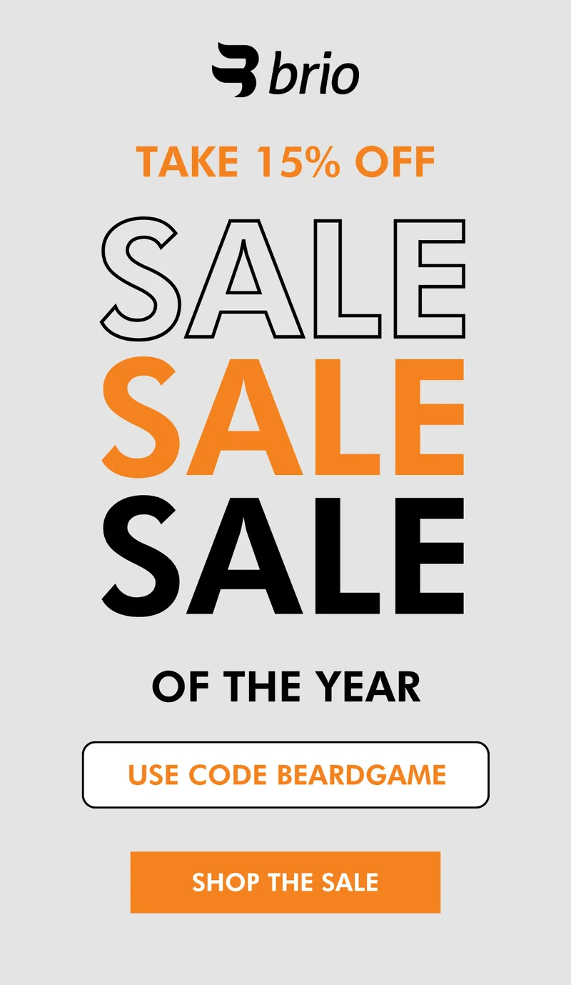 Get 15% off with code BEARDGAME!
