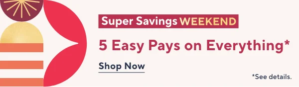 5 easy pays on everything