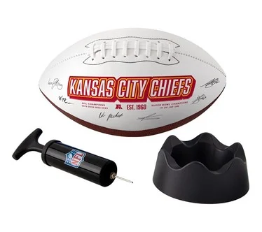 NFL 2024 Team Roster Signature Football w/ Stand & Pump