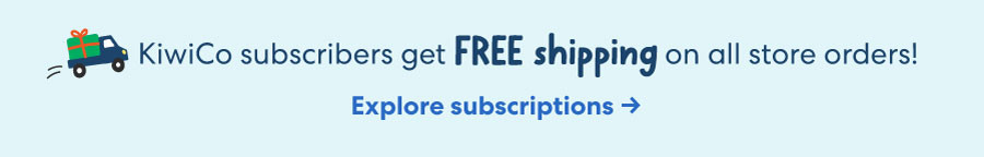 KiwCo Subscribers get FREE shipping on all store orders!