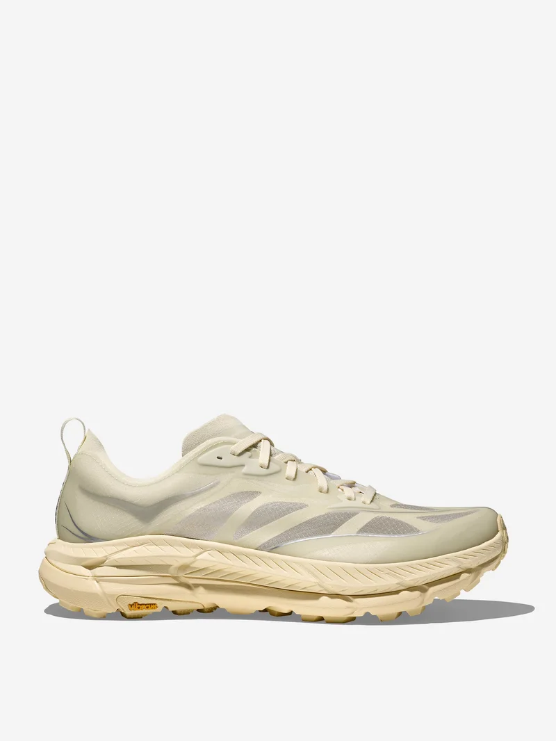 Image of Hoka One One U Mafate Speed 4 Lite - Truffle Salt / Vintage Yellow