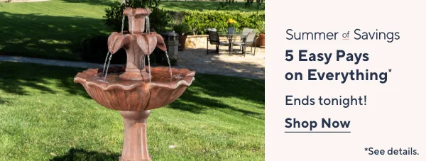 Summer of Savings - 5 Easy Pays on Everything