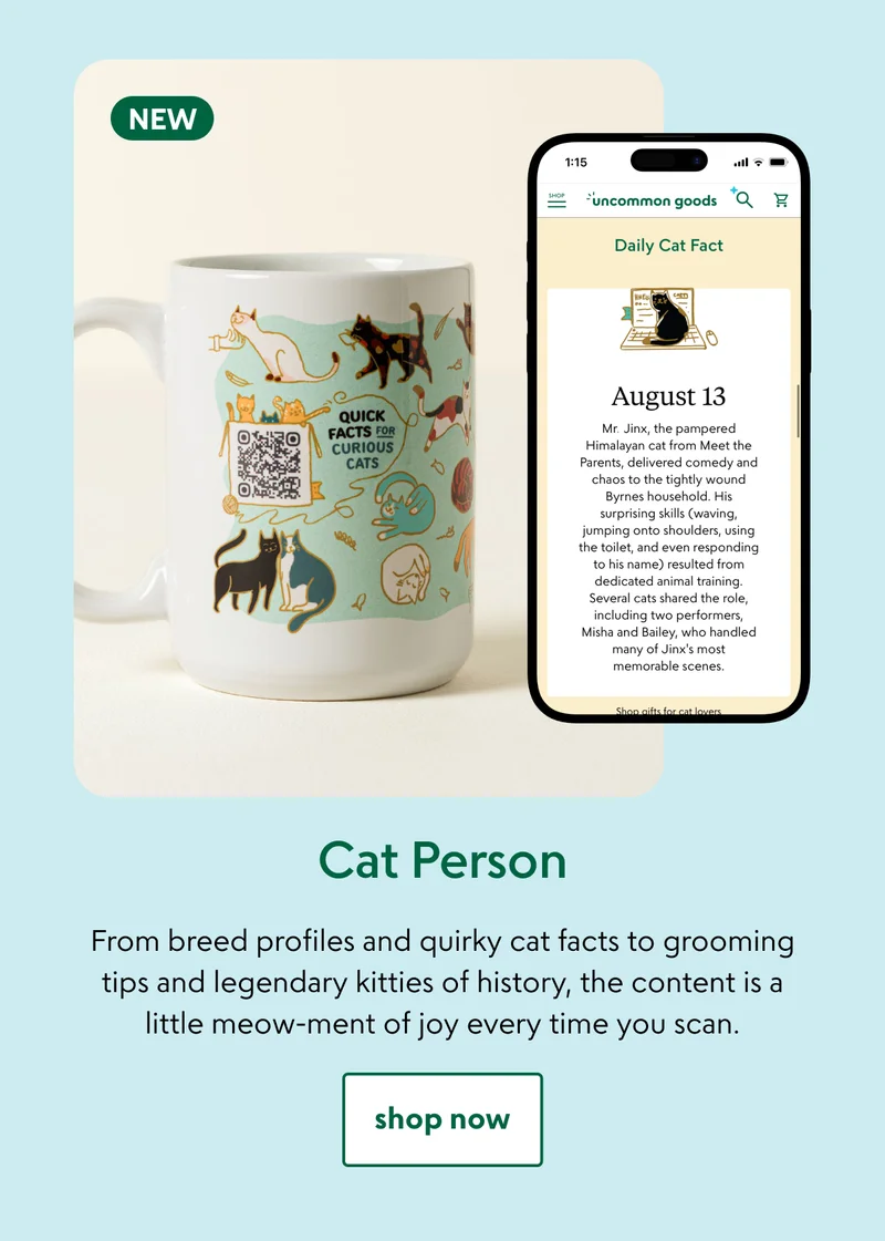 Cat Person Interactive QR Mug