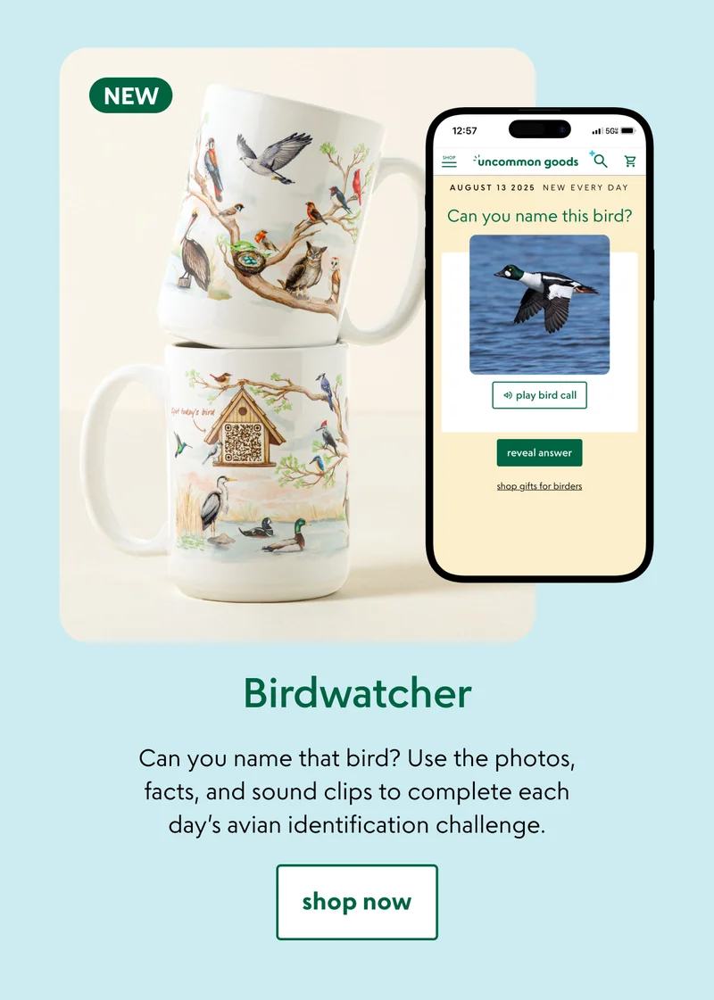Birdwatcher Interactive QR Mug